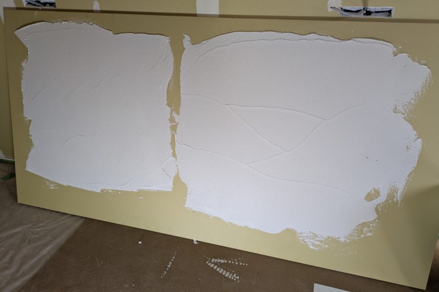 漆喰パターンのお打合せ