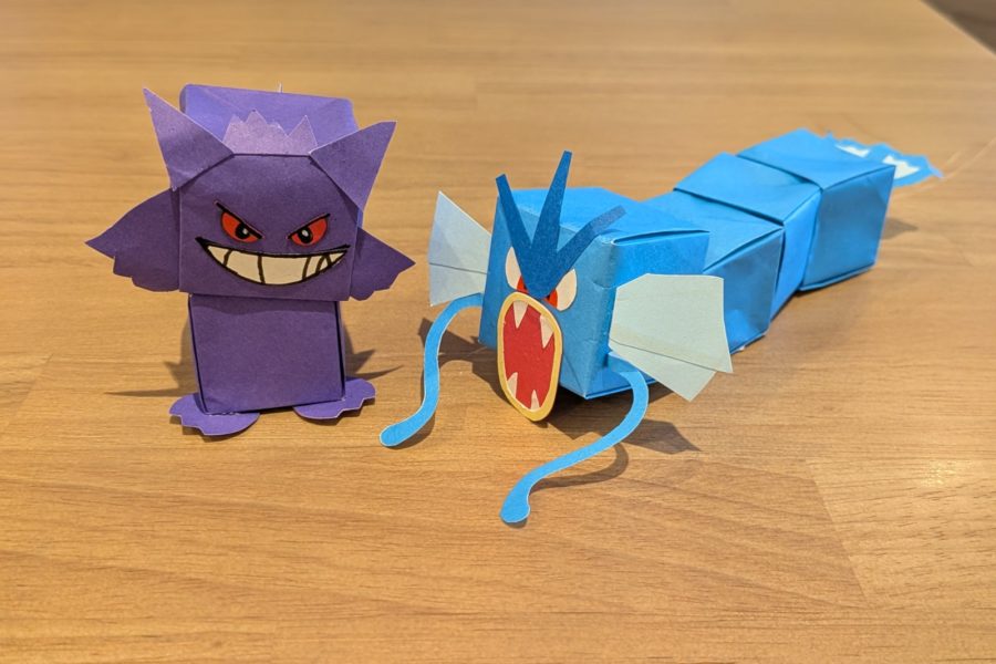 折り紙プッシュポップ